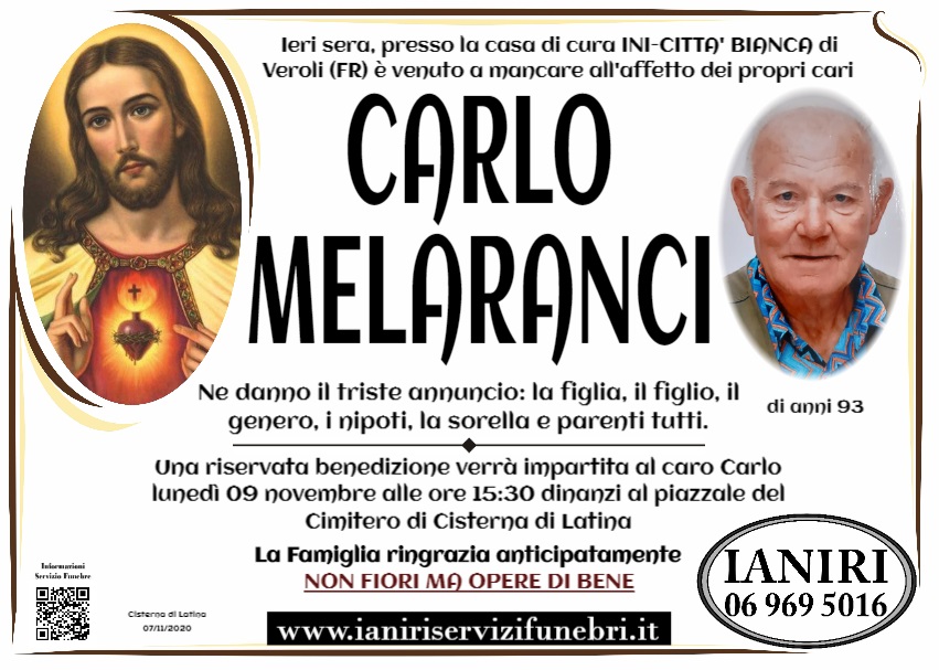 manifesto melaranci