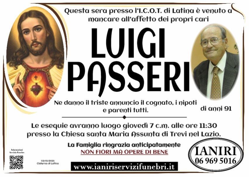 MANIFESTO PASSERI