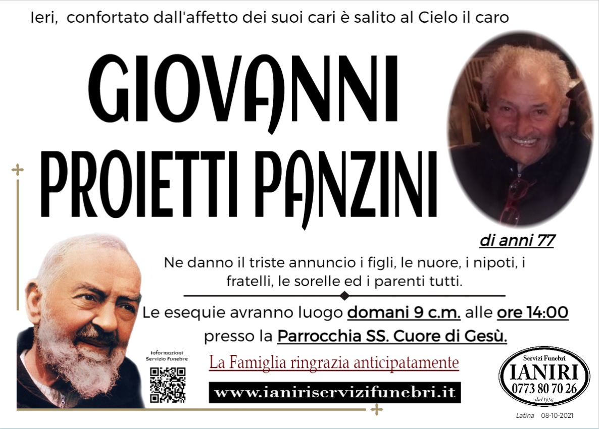 manifesto proietti